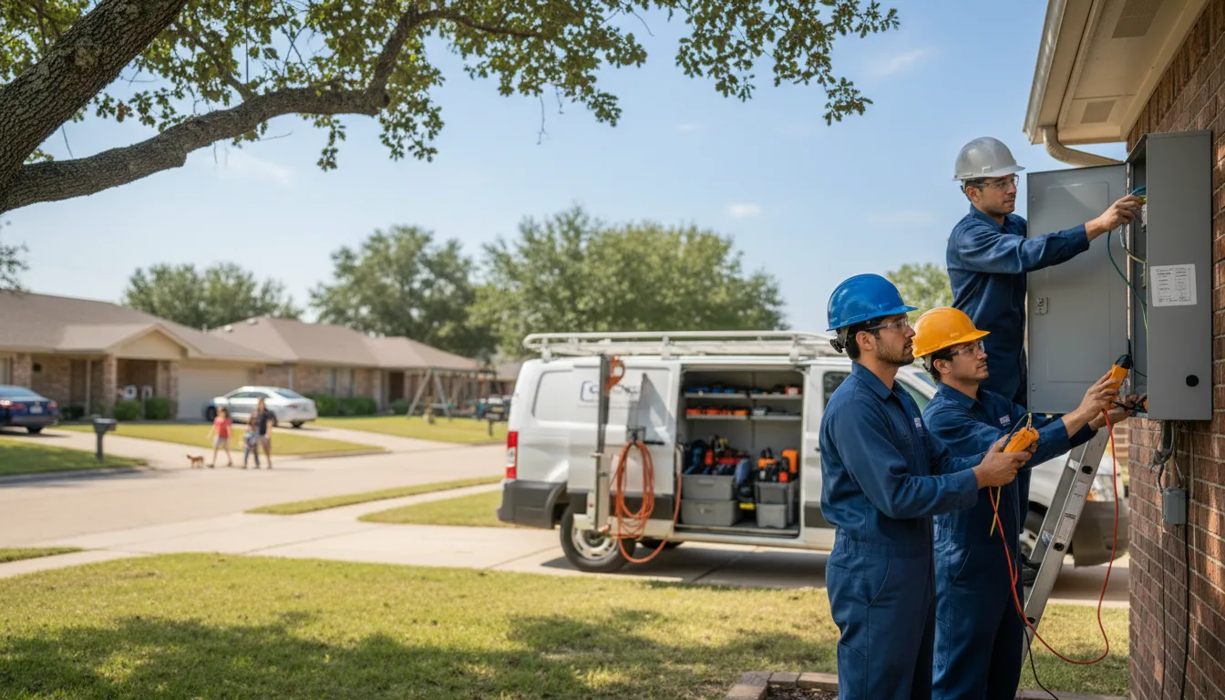 Certified electrician providing emergency electrical services in Springer, NM